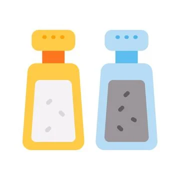 Salt and Pepper Icon Image. Stock Illustration