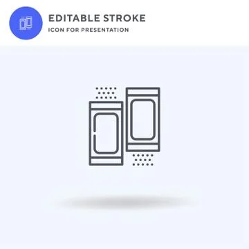 Salt And Pepper icon vector, filled flat sign, solid pictogram isolated on white Stock Illustration