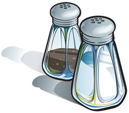 Salt-And-Pepper Stock Illustration
