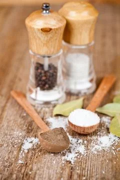Salt and pepper Stock Photos