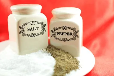 Salt and pepper Stock Photos