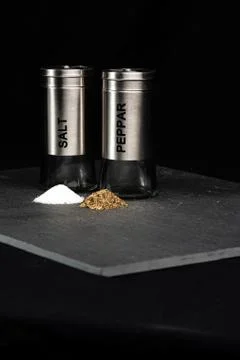 Salt and pepper Stock Photos