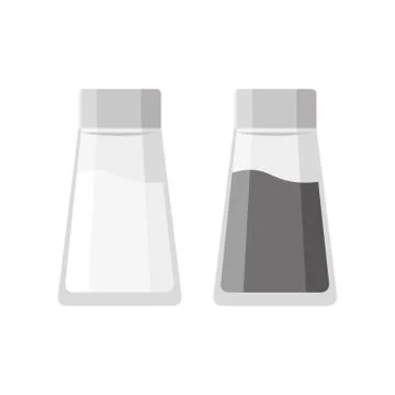 Salt and pepper vector illustration Stock Illustration