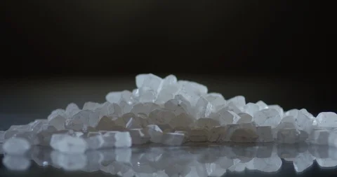 Salt and sugar coarsely Stock Footage 112094024