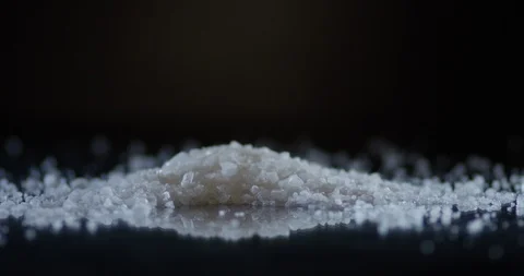 Salt and sugar coarsely Video stock 112096258