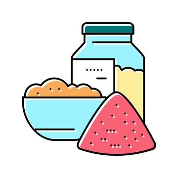 Salt for bath color icon vector illustration Stock Illustration