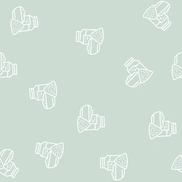Salt for bath line seamless pattern Stock Illustration