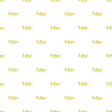 Salt beer fish pattern seamless Illustrazione stock
