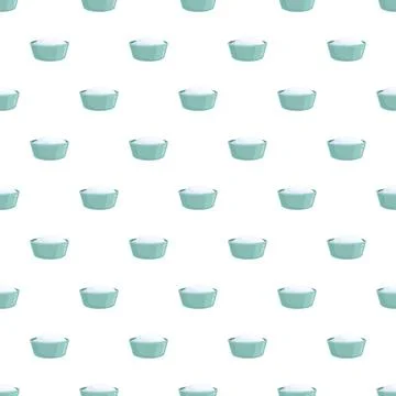 Salt bowls pattern cooking ingredient background Stock Illustration