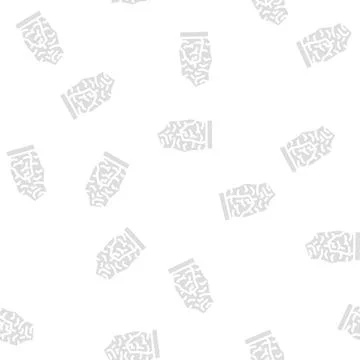 Salt cave glyph vector seamless pattern Stock Illustration