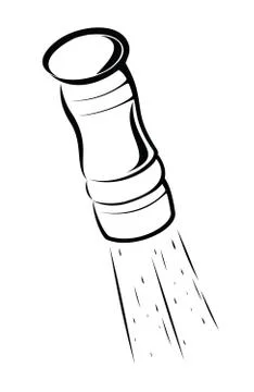 Salt cellar Stock Illustration