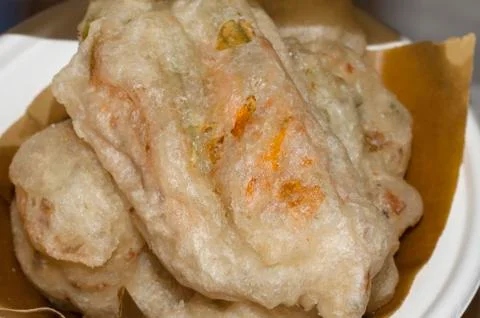 Salt cod fritters Stock Photos