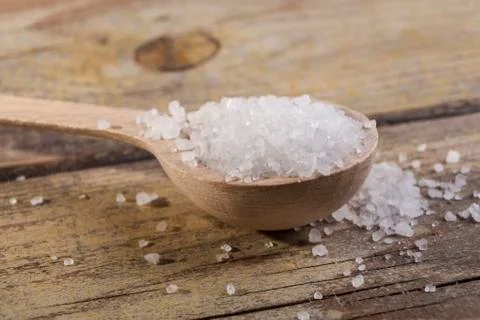 Salt cristals Stock Photos