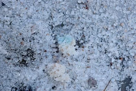 Salt Crystal Texture Foto stock