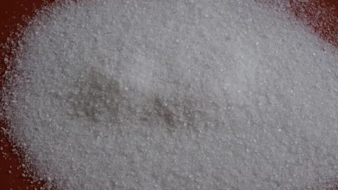 Salt Crystals Close Up – White Granular Texture Видео 331621324