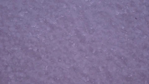 Salt crystals forming a textured layer on a lake surface Stock Footage 299730002