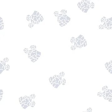 Salt crystals glyph vector seamless pattern Stock Illustration
