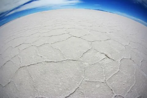 The salt crystals Foto stock