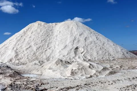 Salt deposit 库存照片