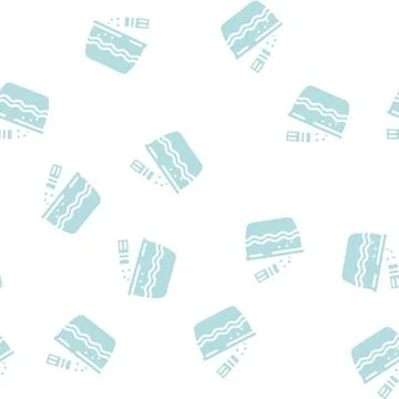 Salt dumpling glyph vector seamless pattern イラスト素材