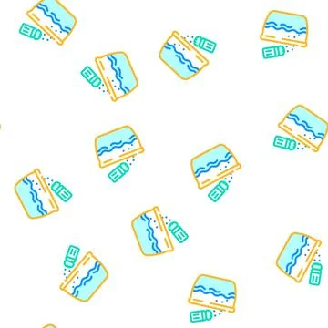 Salt dumpling vector seamless pattern イラスト素材