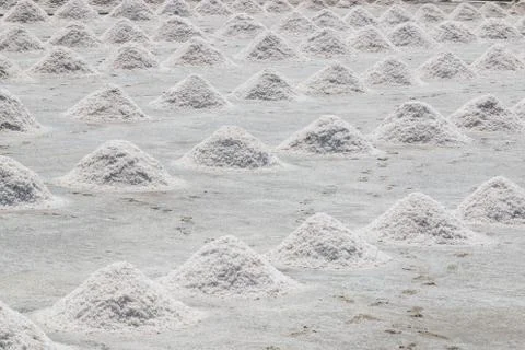 Salt field Stock Photos