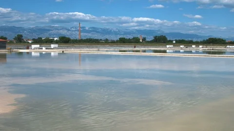 Salt fields Stock Footage 90625650