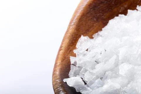 Salt flakes Stock Photos