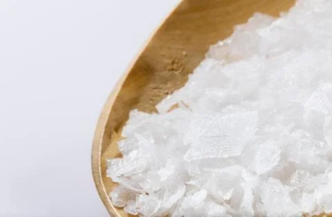 Salt flakes Stock Photos