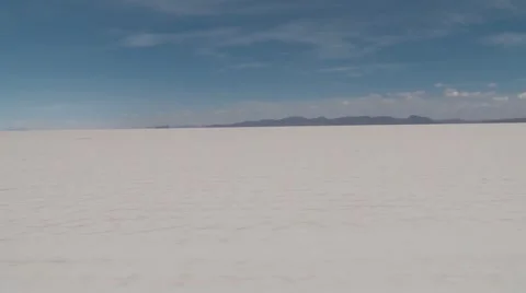 Salt flat Salar de Uyuni in Bolivia Stock Footage 49725848
