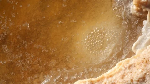 Salt Flat Springs of Extremely Cold Salt Water. Uyuni, Potosi, Bolivia Vidéo 102907189