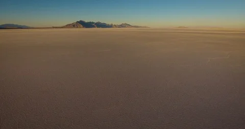 Salt Flats Flyover Stock Footage 99330175