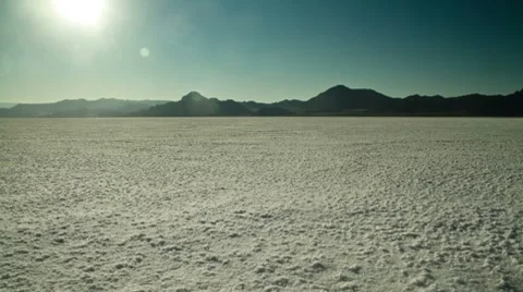 Salt Flats Sunset 库存影片 8619051