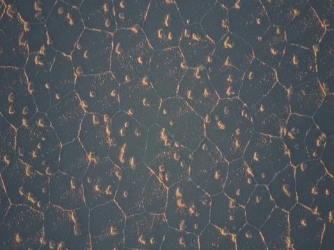 Salt formations from the air during sunset at Sala de Uyuni Stock Footage 83291734