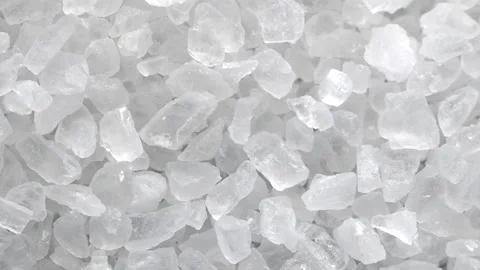 Salt grain crystals moving. Video stock 221171404