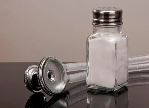 Salt Health Risks Stock Photos