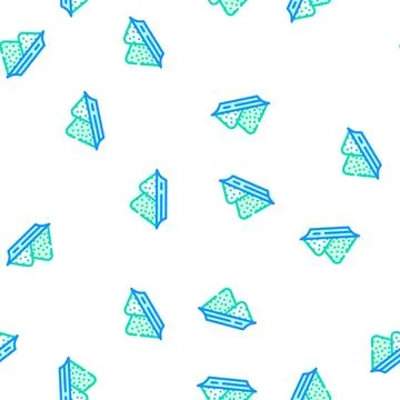 Salt heap in plate vector seamless pattern Stock Illustration