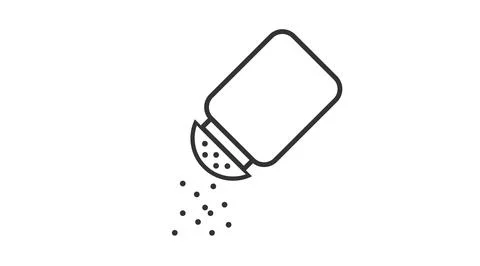 Salt Icon. Stock Illustration