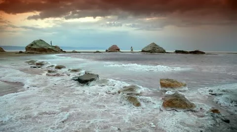 Salt lake Stock Footage 24638037