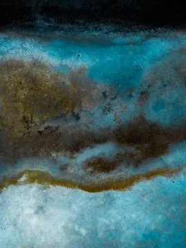 Salt lake patterns Foto stock