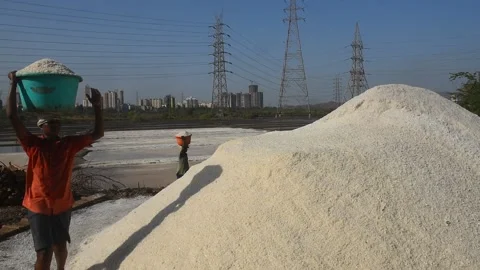 SALT LAKE-POOR PEOPLE-WORKERS-MUMBAI Stock Footage 181061853