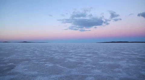 Salt Lake Tracking Video stock 57372421