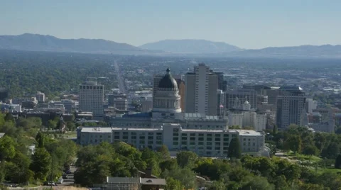 Salt Lake Valley Stock Footage 48478370