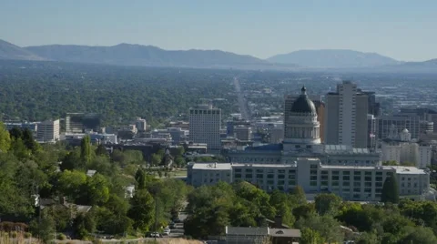 Salt Lake Valley Stock Footage 48478486