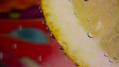 Salt on lamon cocktail Stock Footage 87767689