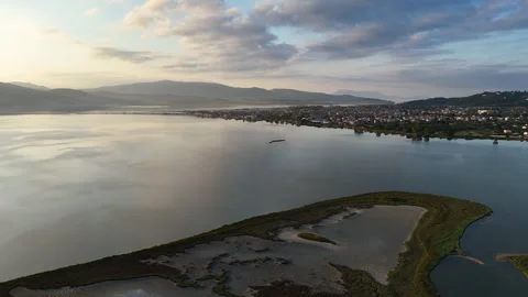 Salt marsh aerial. Stock Footage 310307492