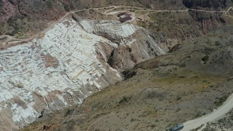 A salt mine in Andes mountain range, 動画素材 116082689