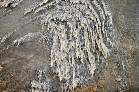 Salt mine wall texture Stock Photos