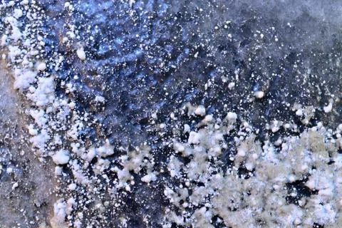 Salt mine wall texture Stock Photos