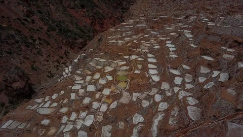 Salt Mines 2 - Maras [Drone Footage] Stock Footage 87129665